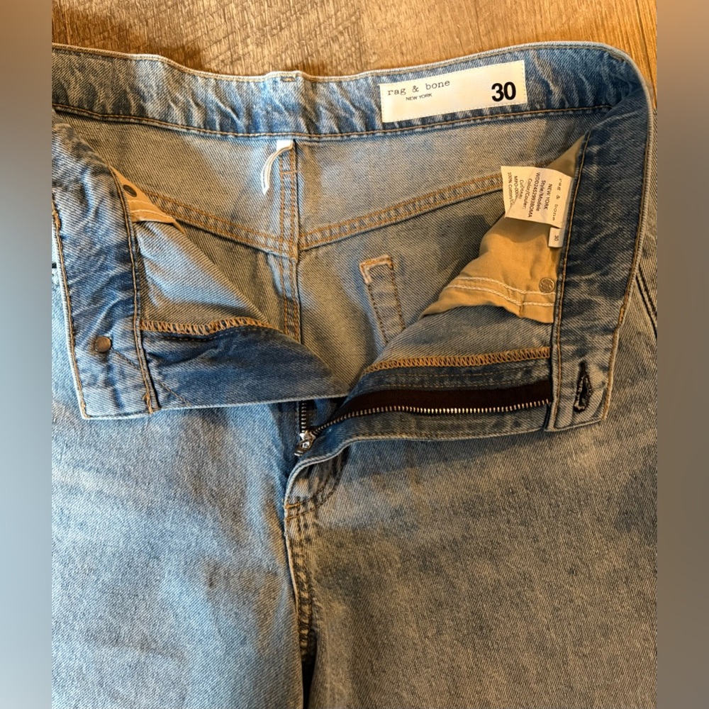 Rag & Bone Sofie High-Rise Ultra Wide Crop Jeans - Picture 4 of 6